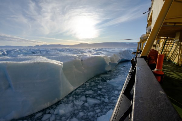 Petermann glacier icefront