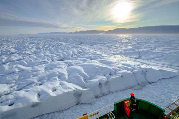 Petermann glacier icefront