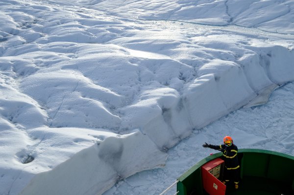 Petermann glacier icefront